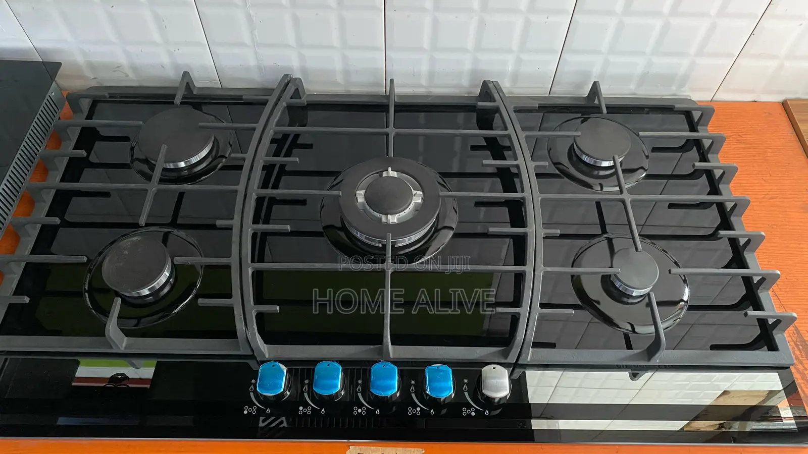Gs 5 Burner Tempered Glass Gas Hob