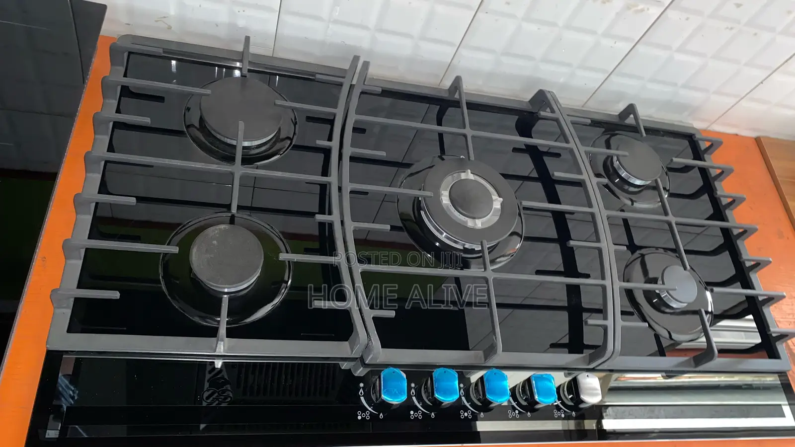 Gs 5 Burner Tempered Glass Gas Hob
