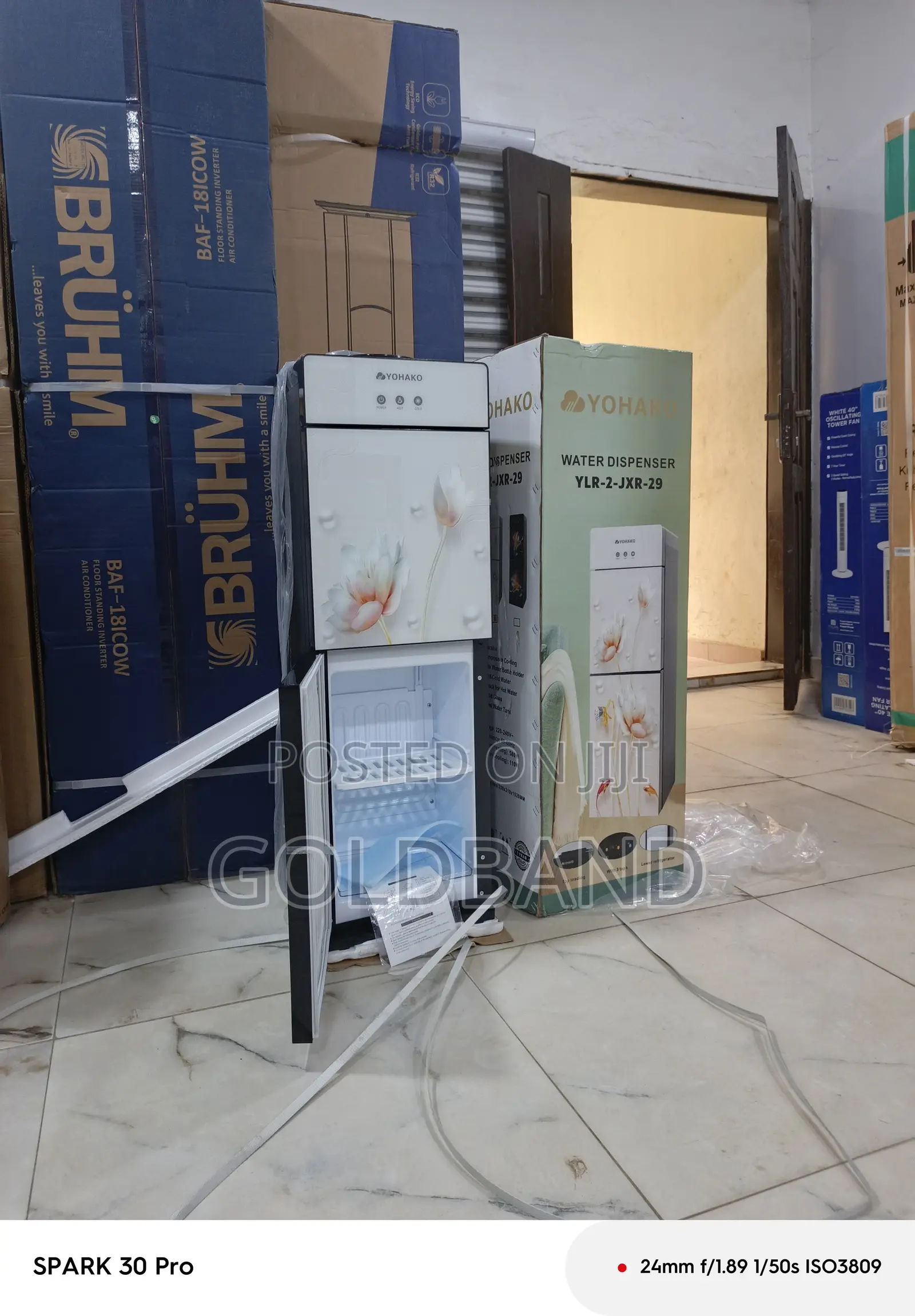 Yohako Ylr-2-JXR-29 Hot Cold Dispenser With Refrigerator