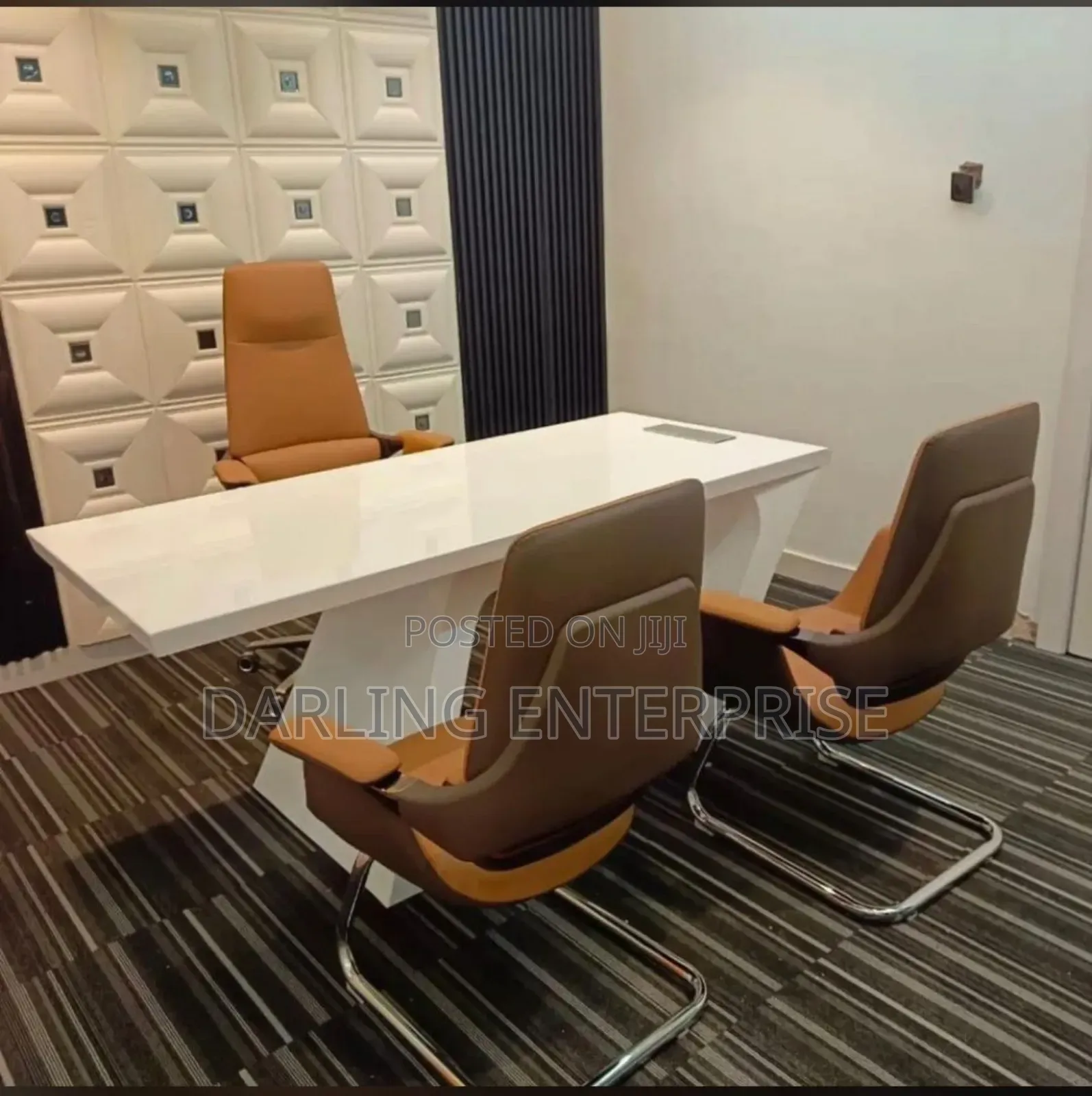 Luxury Office Table and Office Chair