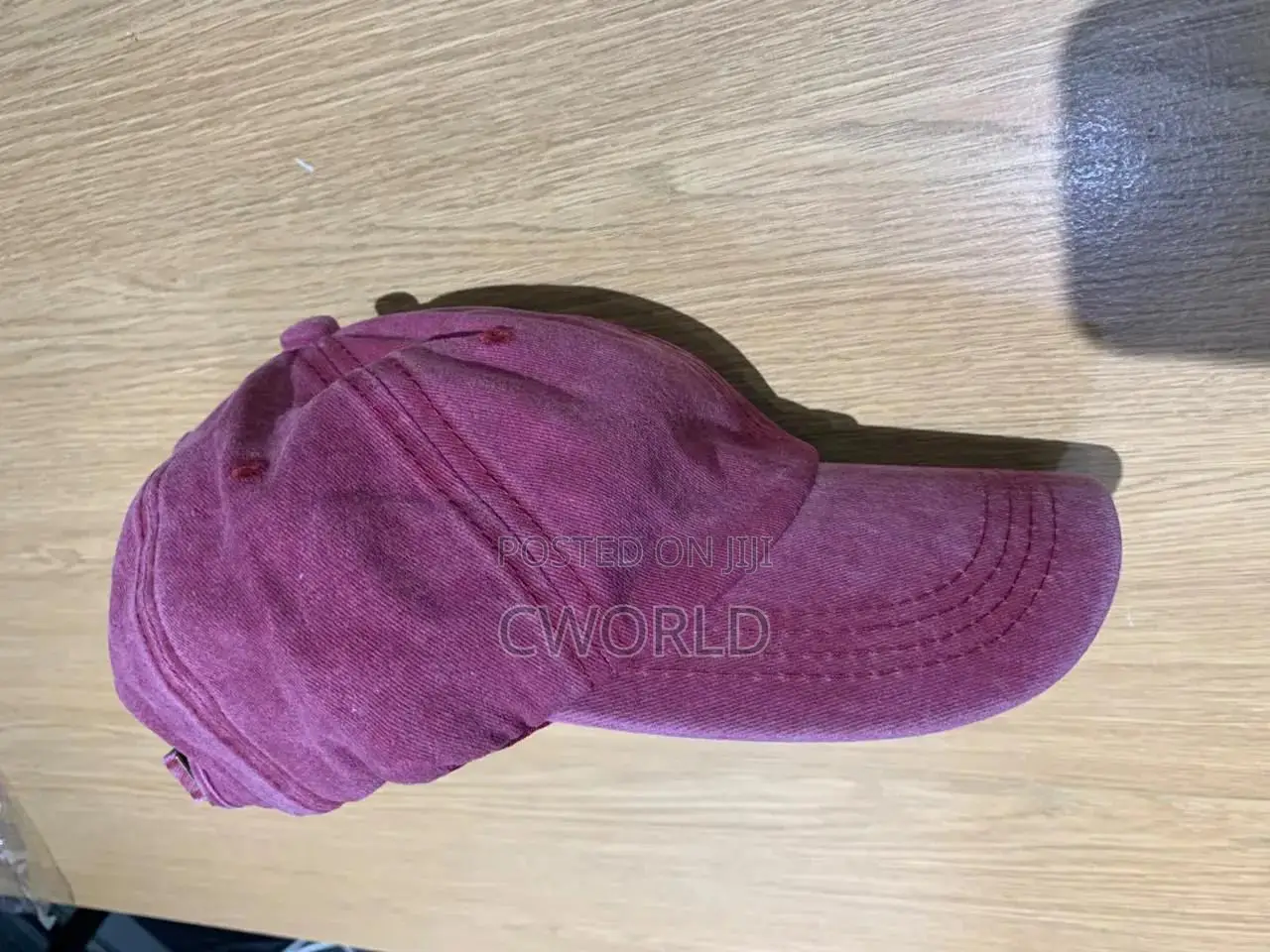 Washed Maroon Vintage Baseball Cap
