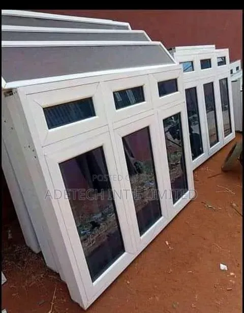 Unique Aluminium Casement Window With Net and Burglary Proof