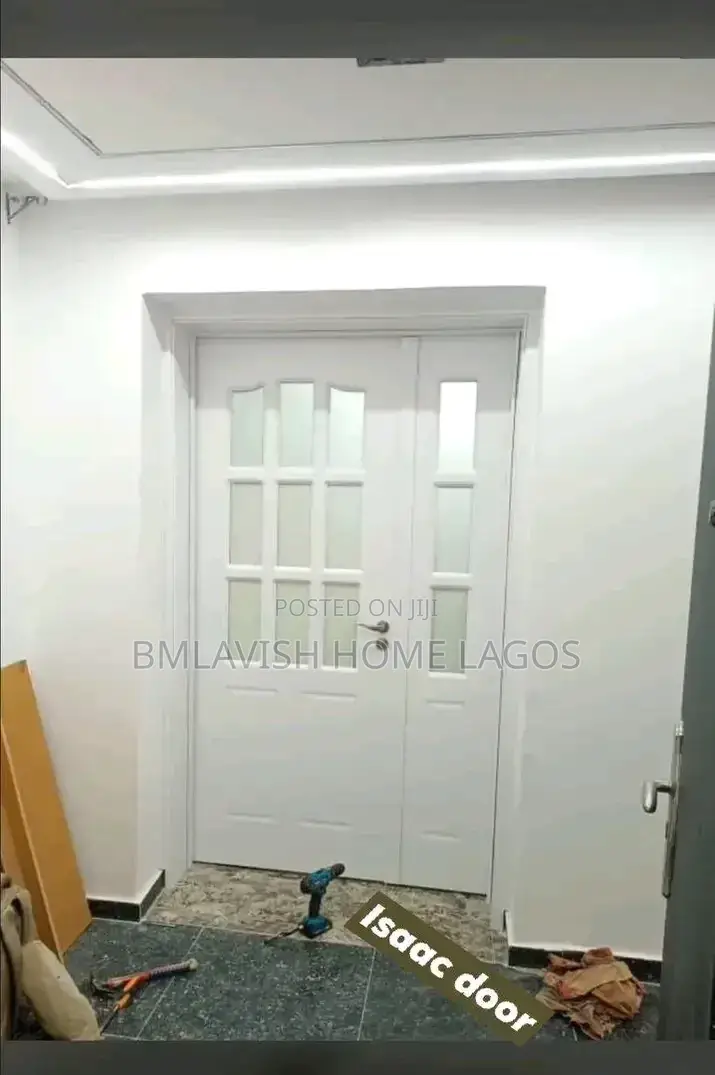 4ft Wooden Kitchen Door With Glass