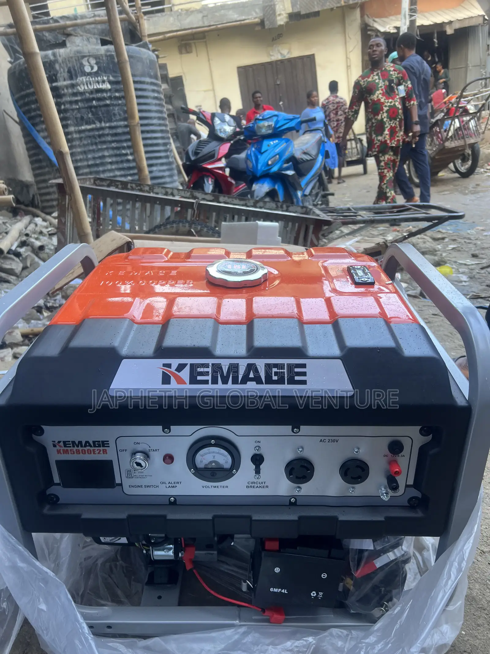 Kemage 5800 Remote Control Key Starter Generator – 5.5kva