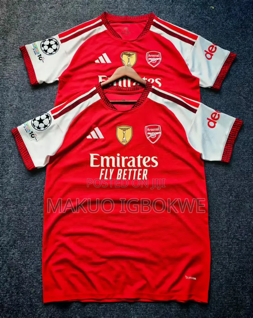 Arsenal, Barcelona, Newcastle and Ac Milan Latest Season Jerseys