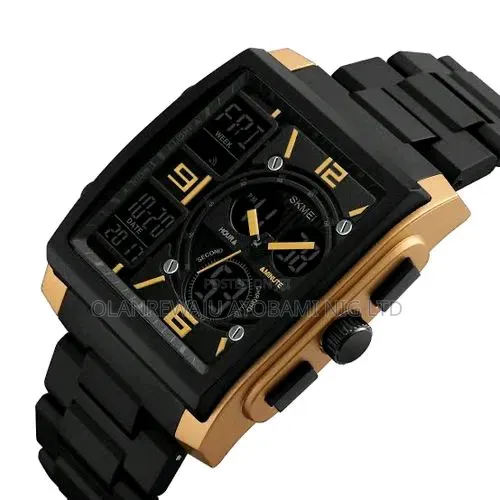Skmei Dual Timer Men's Silicone Wristwatch