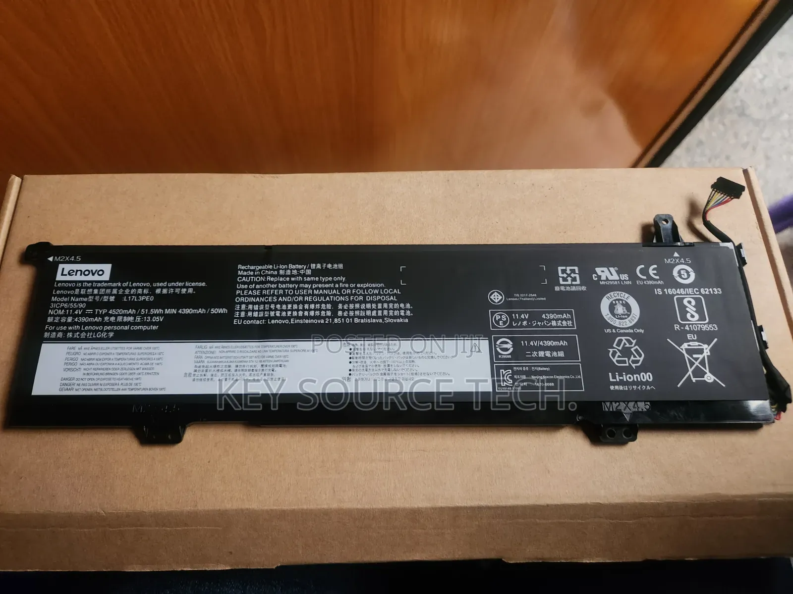 L17l3pe0 Laptop Battery for Lenovo Yoga 730-15ikb 730-15iwl Series
