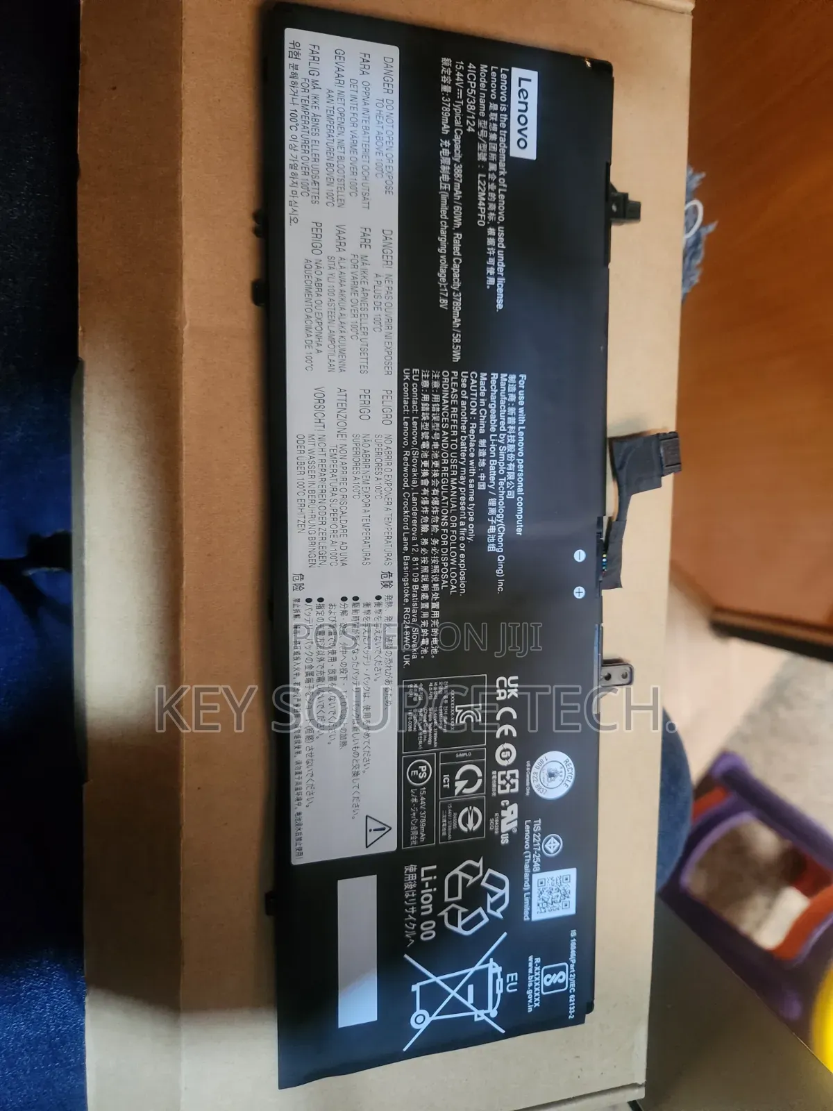 L22m4pf1 Battery for Yoga Slim 6-14apu8 6-14iap8 6-14irp8 6-14irh8