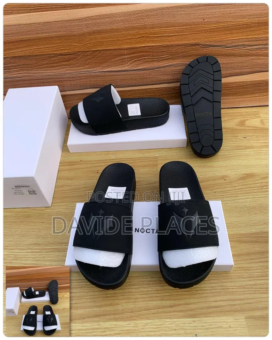 Quality Original Aristocrats Leather Unisex Slide Black