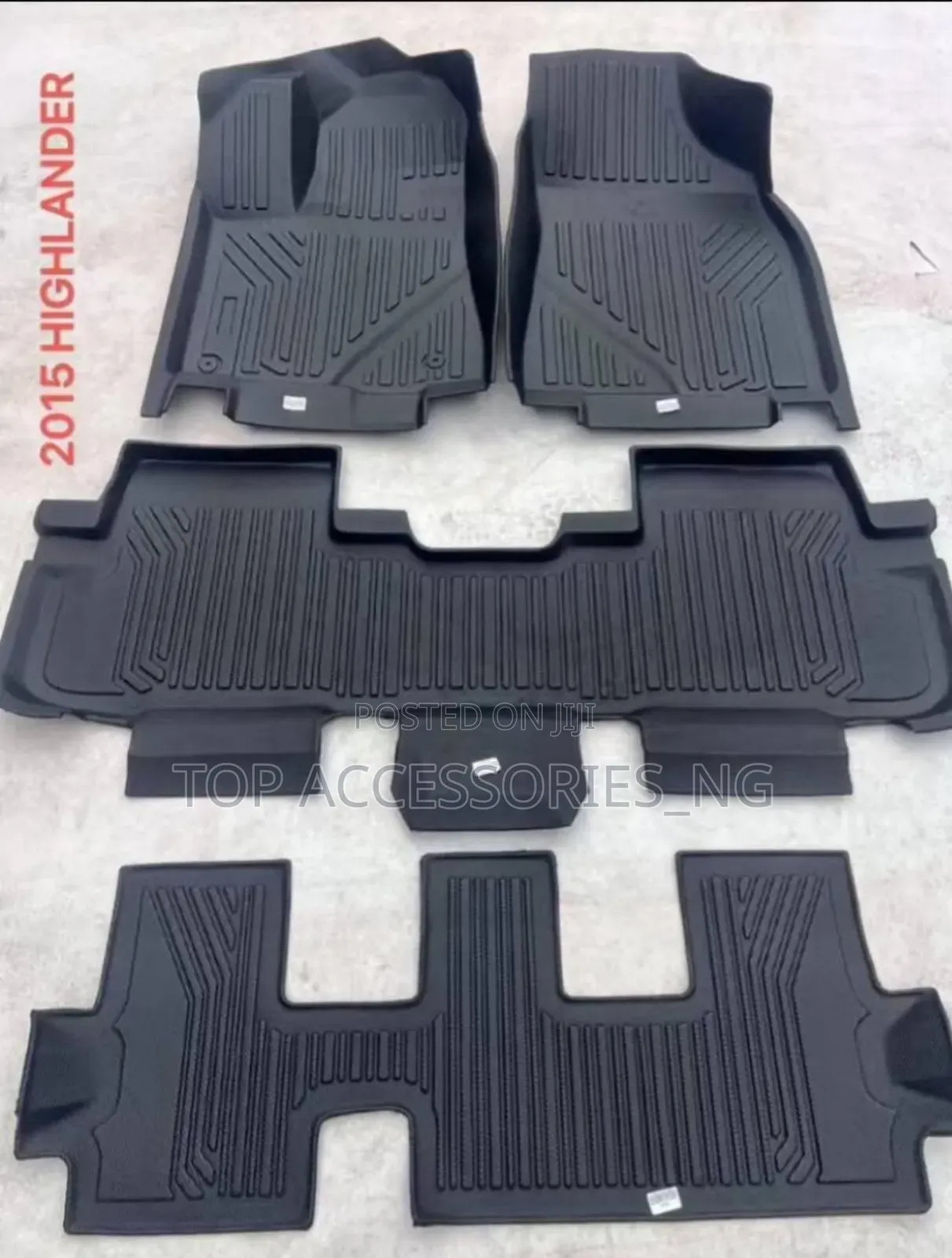 Tpe Car Floor Mats for Toyota Camry Corolla C300 Highlander Etc