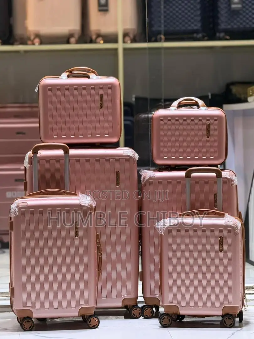 Quality Set of of 6 Swiss Polo Rubber Luggages