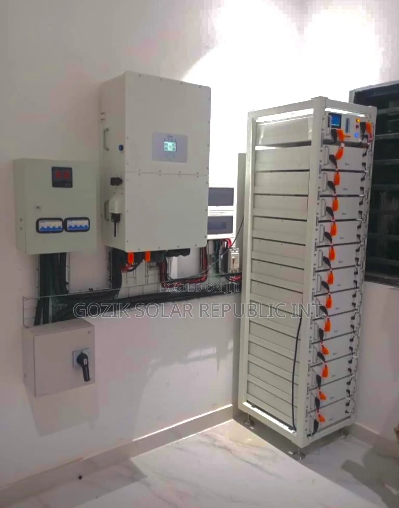 Deye 60kwh Battery / 30kva Deye Hybrid Inverter/Solar Panels System