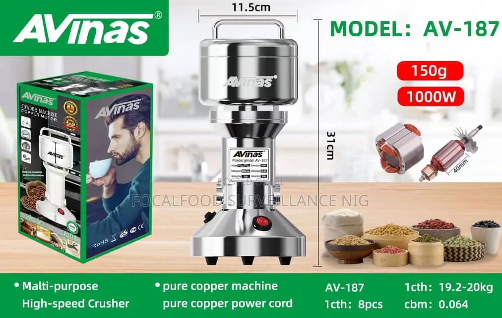 Avinas Powder Machine Cooper Motor:187