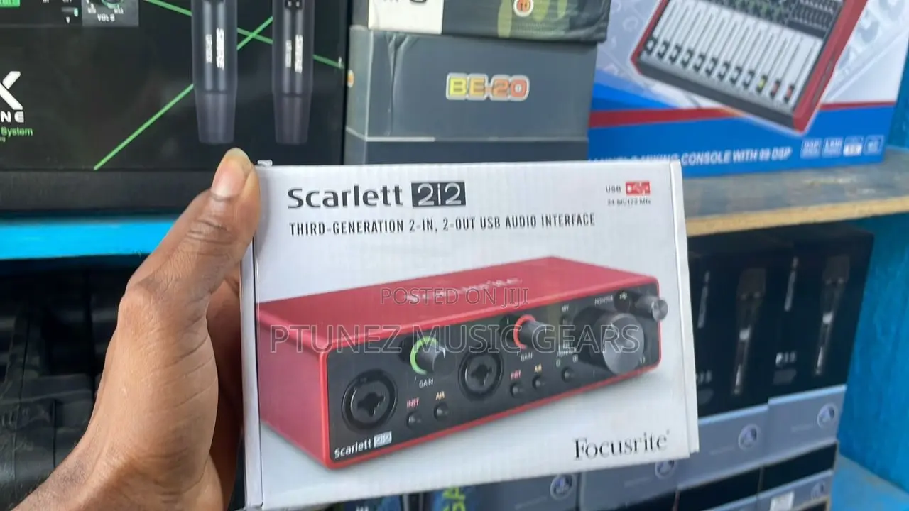 Focusrite 2i2 Sound Card