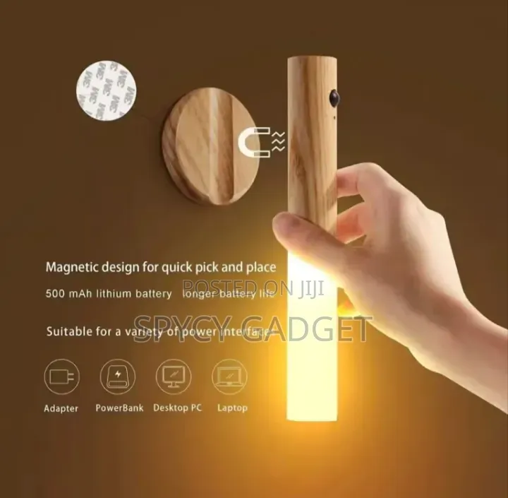 Rechargeable Body Sensor Led Night Lamp for Stair, Closet, Hallway