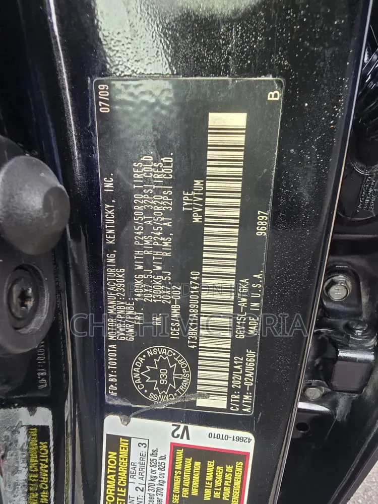 Toyota Venza 2009 Black