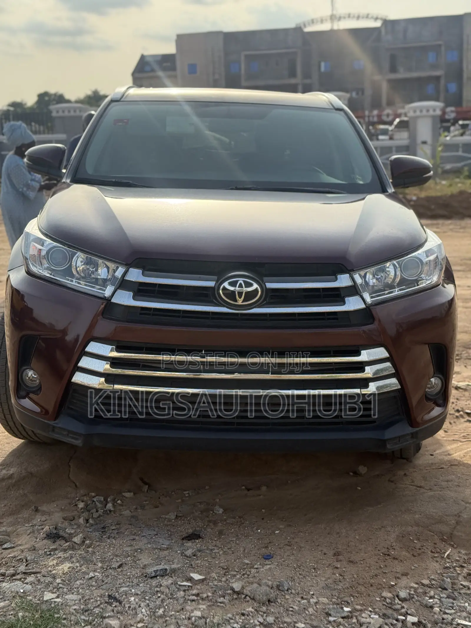 Toyota Highlander Limited V6 4x4 (3.5L 6cyl 6A) 2016 Burgundy