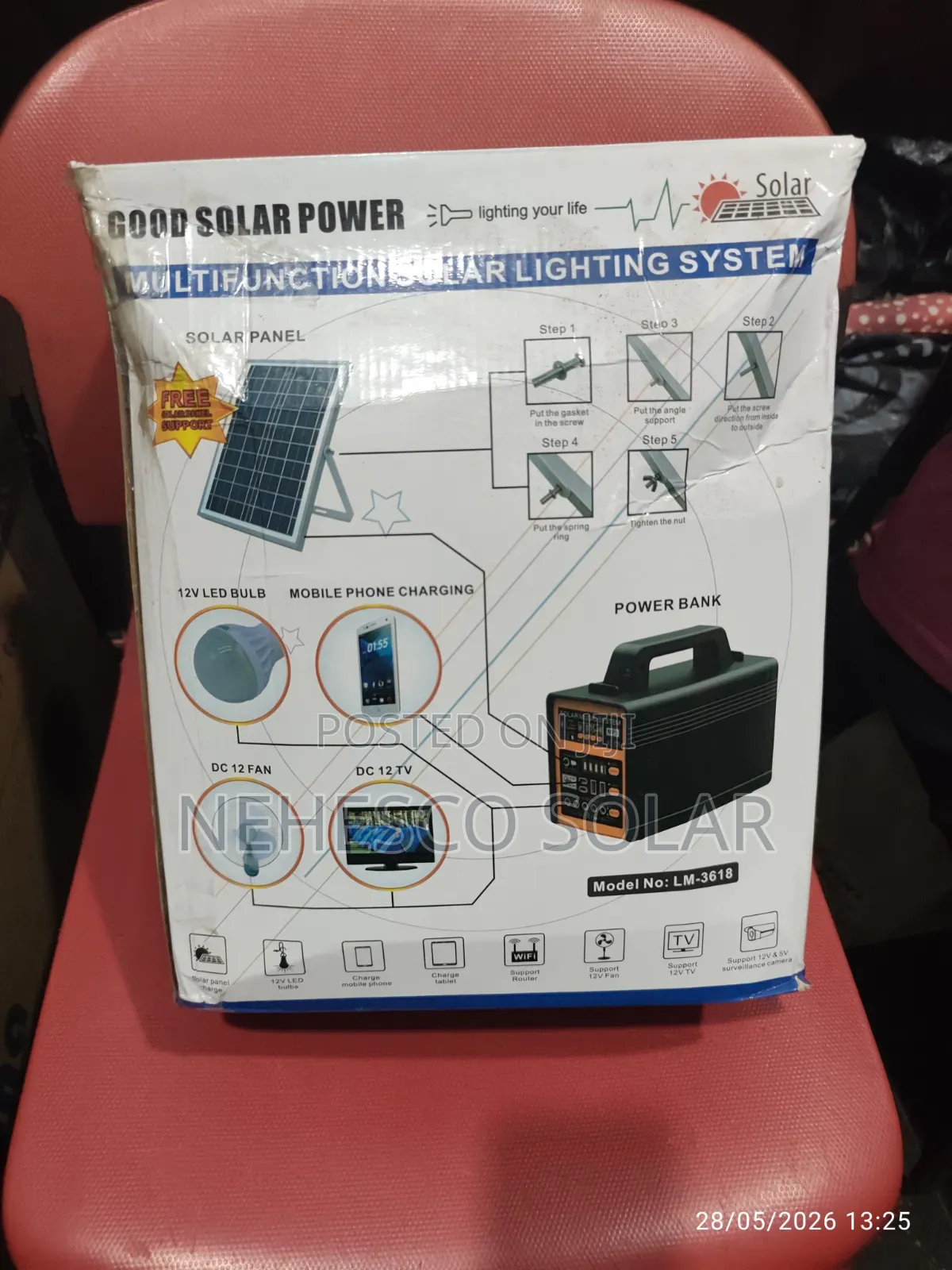 Yobolife Lighting and Charging Solar Kit