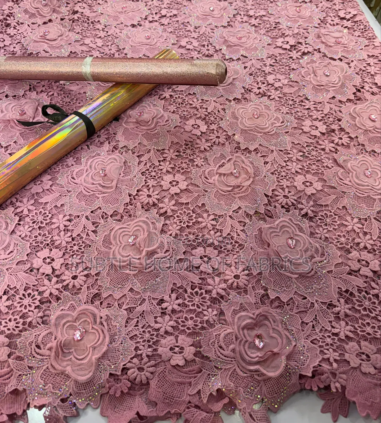 New Arrival: Luxury 3d Lace Fabric – Perfect for Elegant Occasions