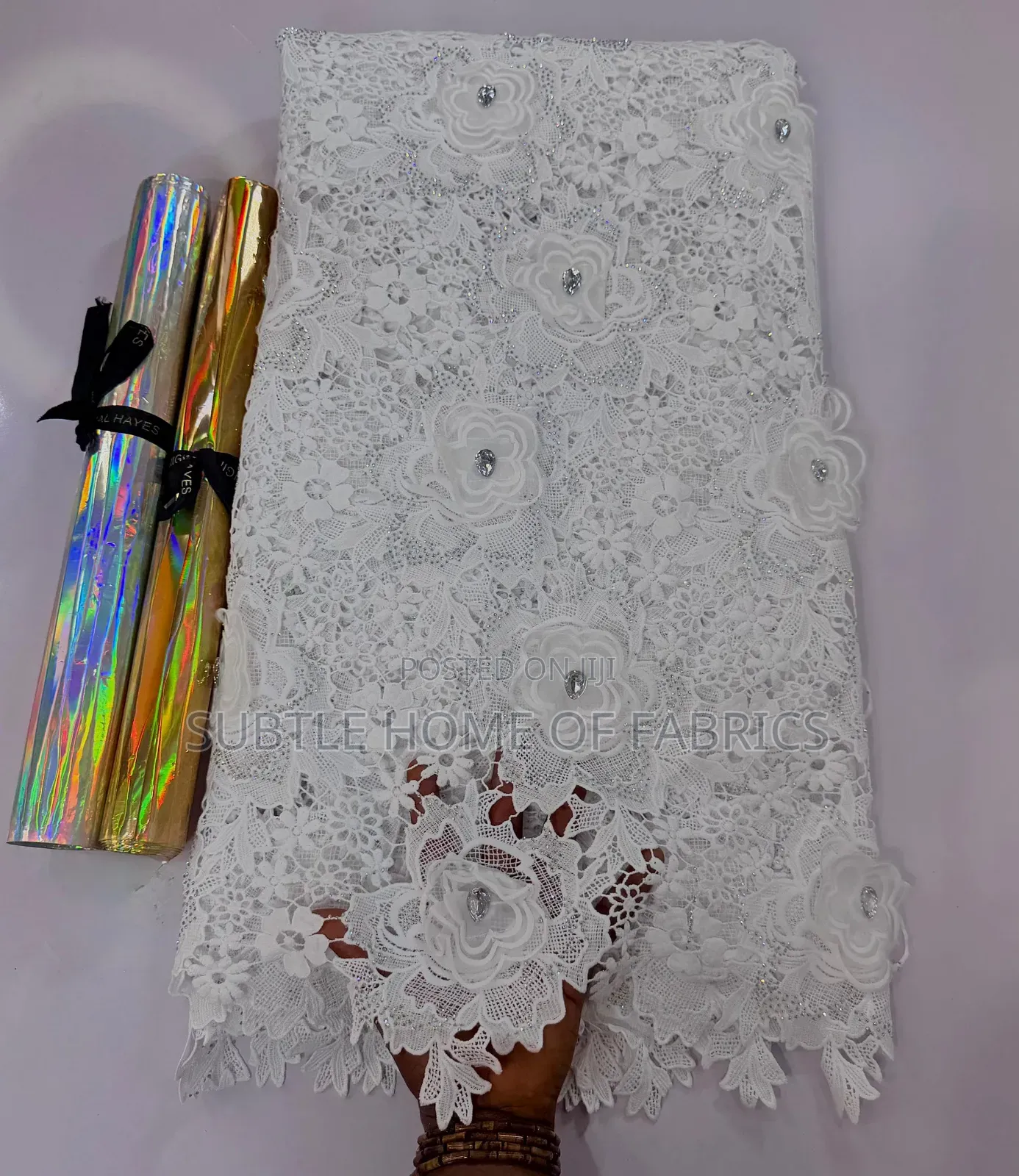 New Arrival: Luxury 3d Lace Fabric – Perfect for Elegant Occasions