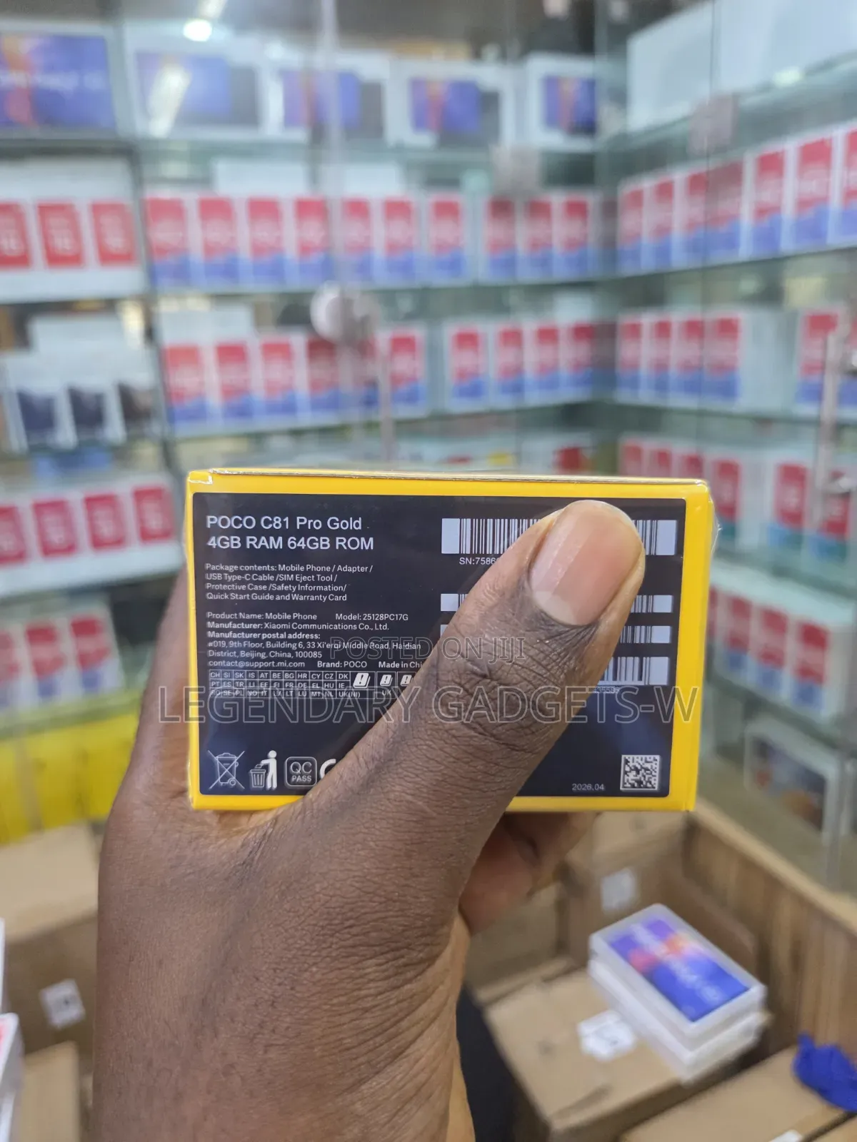 New Xiaomi Poco C81 Pro 64 GB Gold