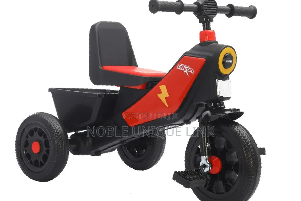 2 To 6 Years Old The Power And Logo And Lightning Graphics Tricycle