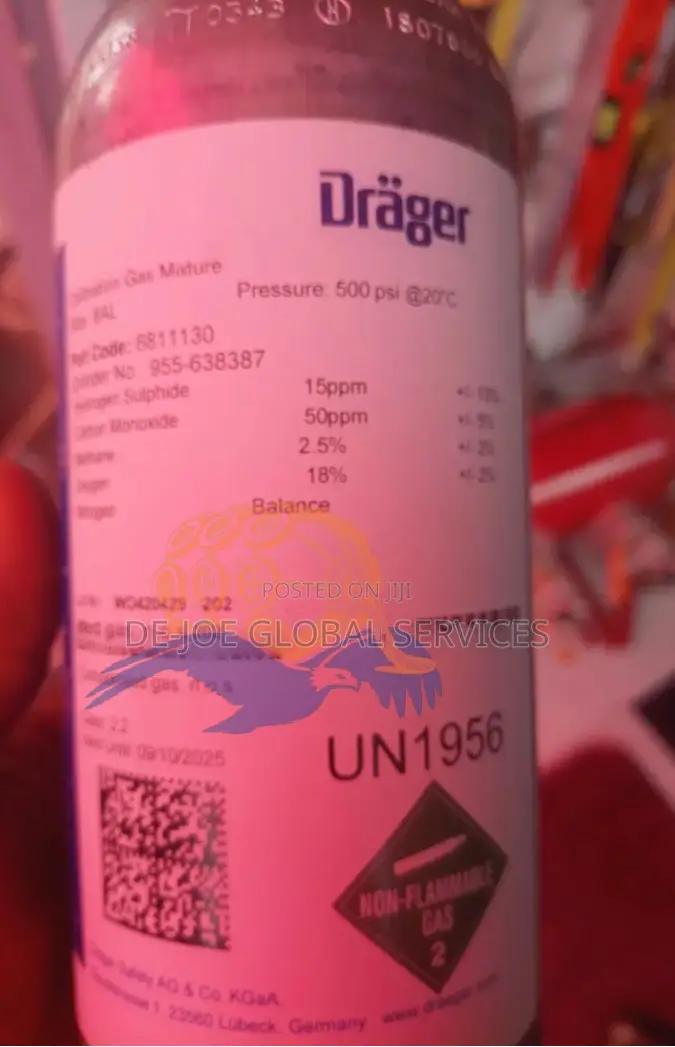Dräger Calibration Gas Mixture (Gas Detection Calibration)