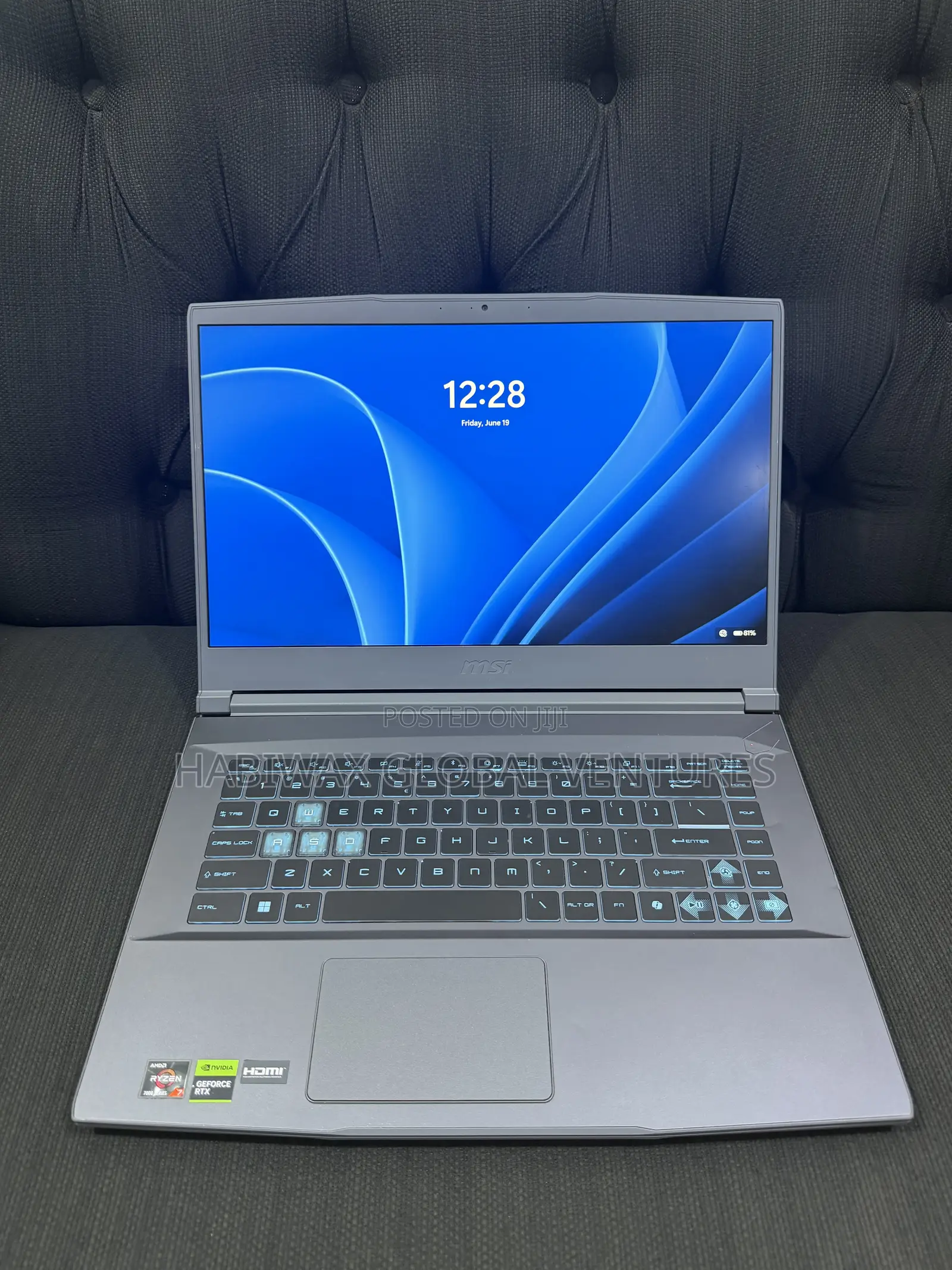 Laptop MSI GF75 Thin 16GB AMD Ryzen 7 SSD 512GB