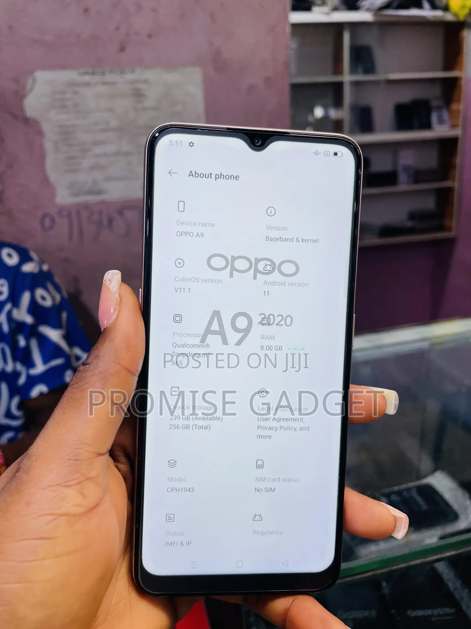 Oppo A9 128 GB White