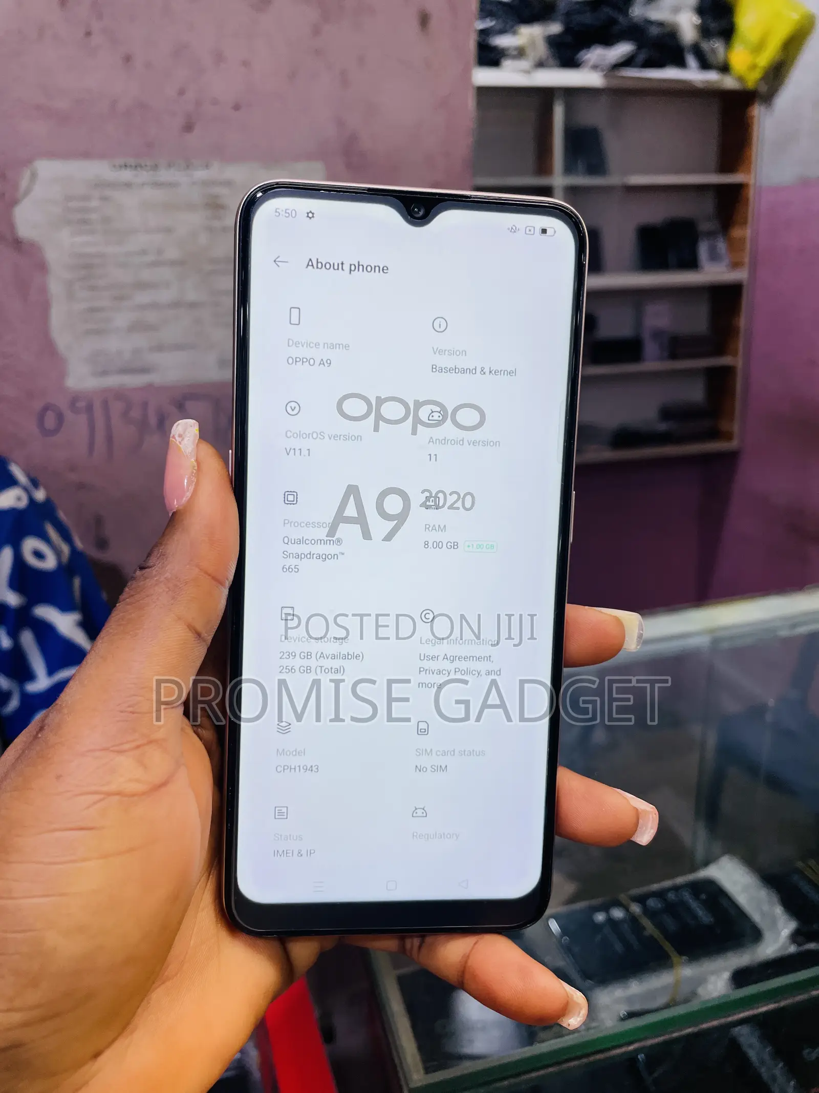 Oppo A9 128 GB White