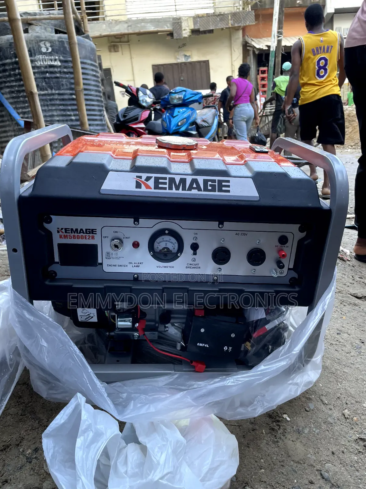 Kemage Km5800e2r 5.5kva Key Remote Start Petrol Generator