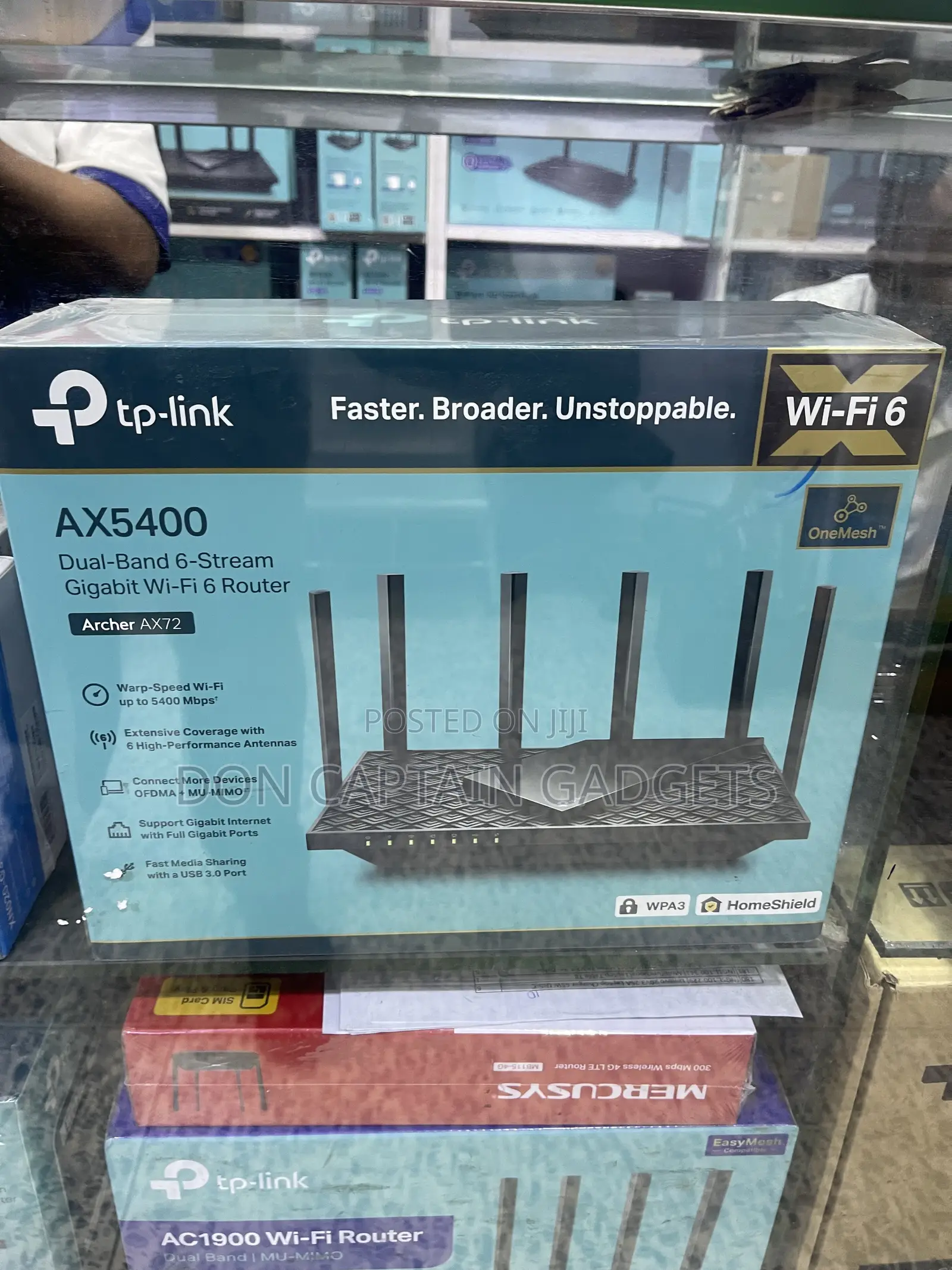 Tp-Link Ax5400 Archer Ax72 Dual Band 6 Stream Gigabit Wi-Fi 6 Router
