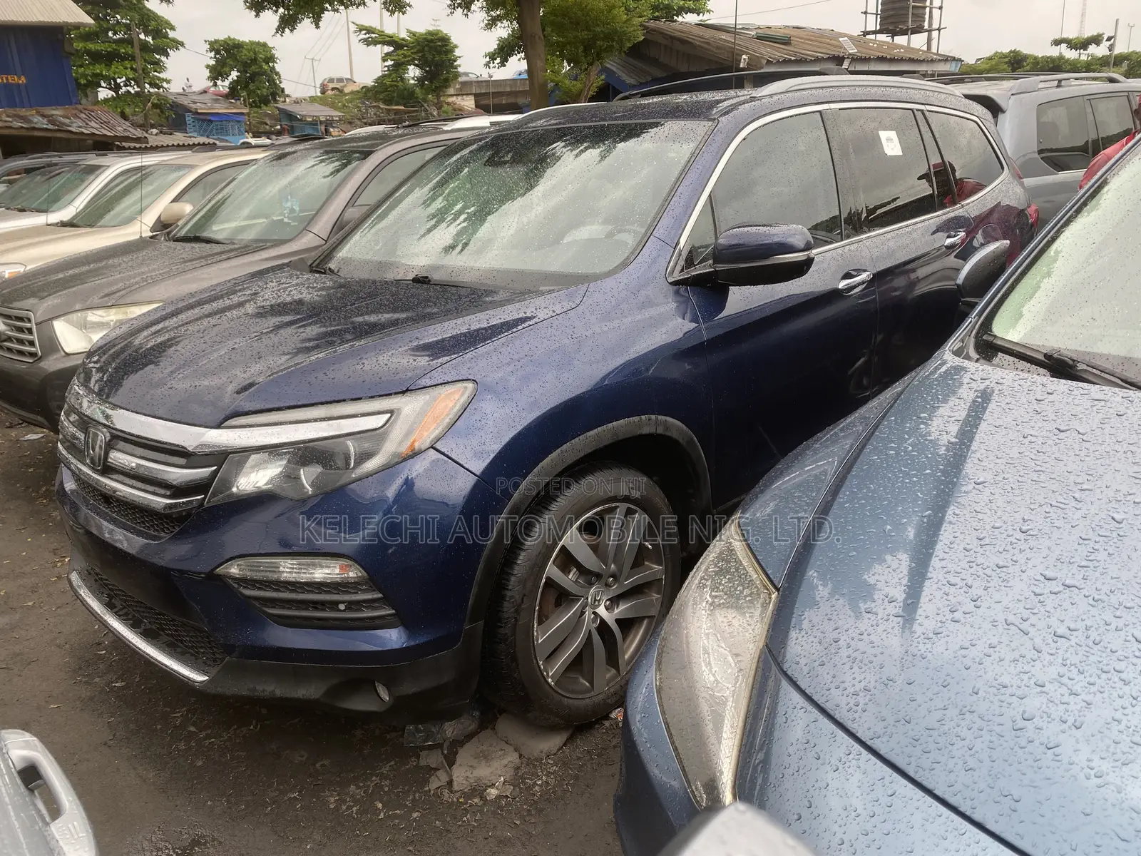 Honda Pilot Touring 4dr SUV 4WD (3.5L 6cyl 9A) 2016 Blue