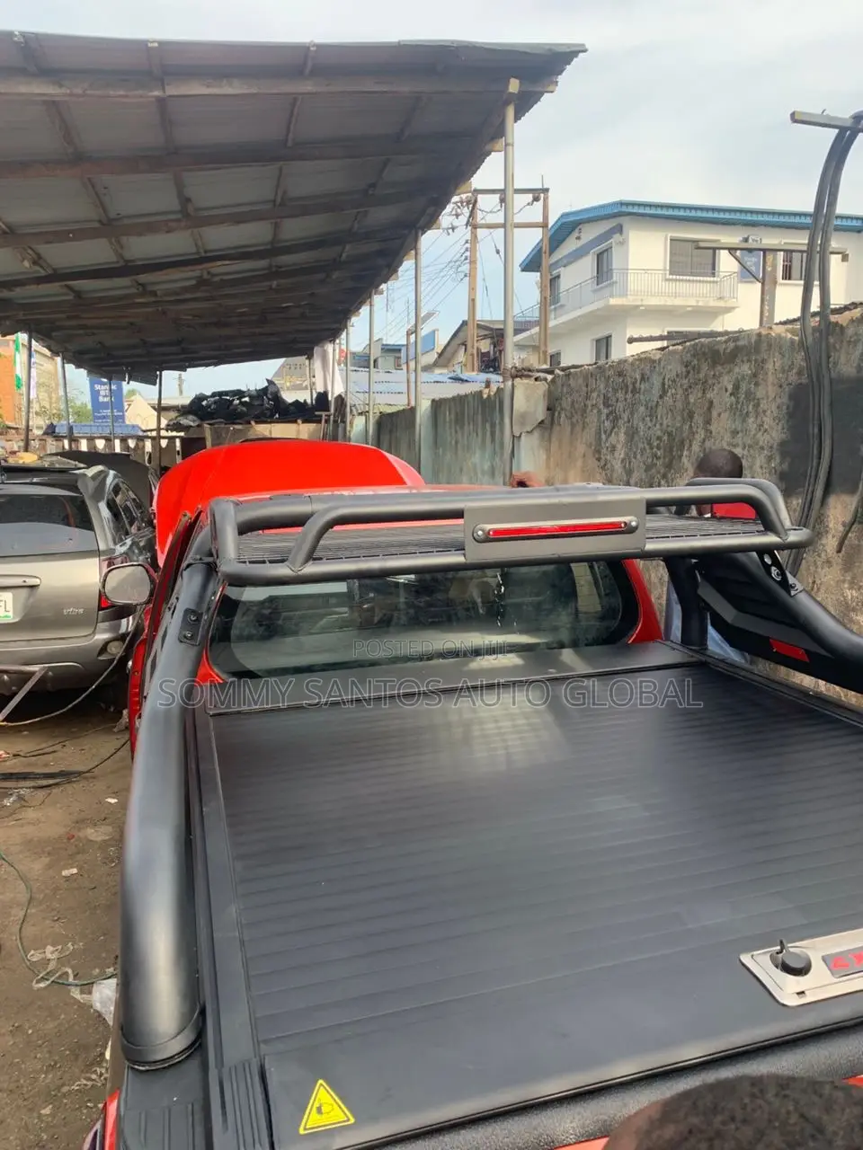 Slide Booth Cover and Iron Bar for Pick Ups Available