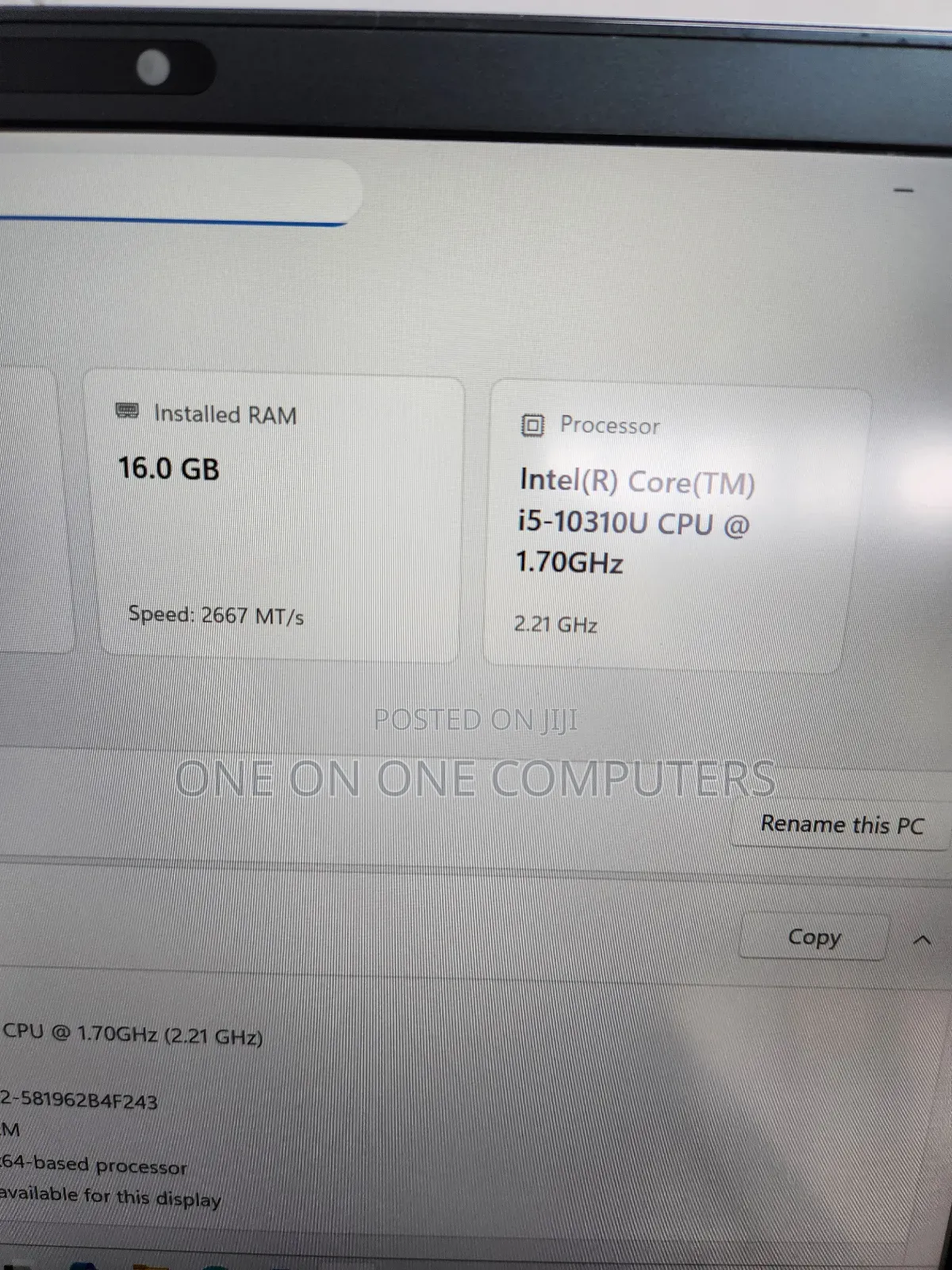 Laptop Dell Latitude 7410 16GB Intel Core i5 SSD 256GB