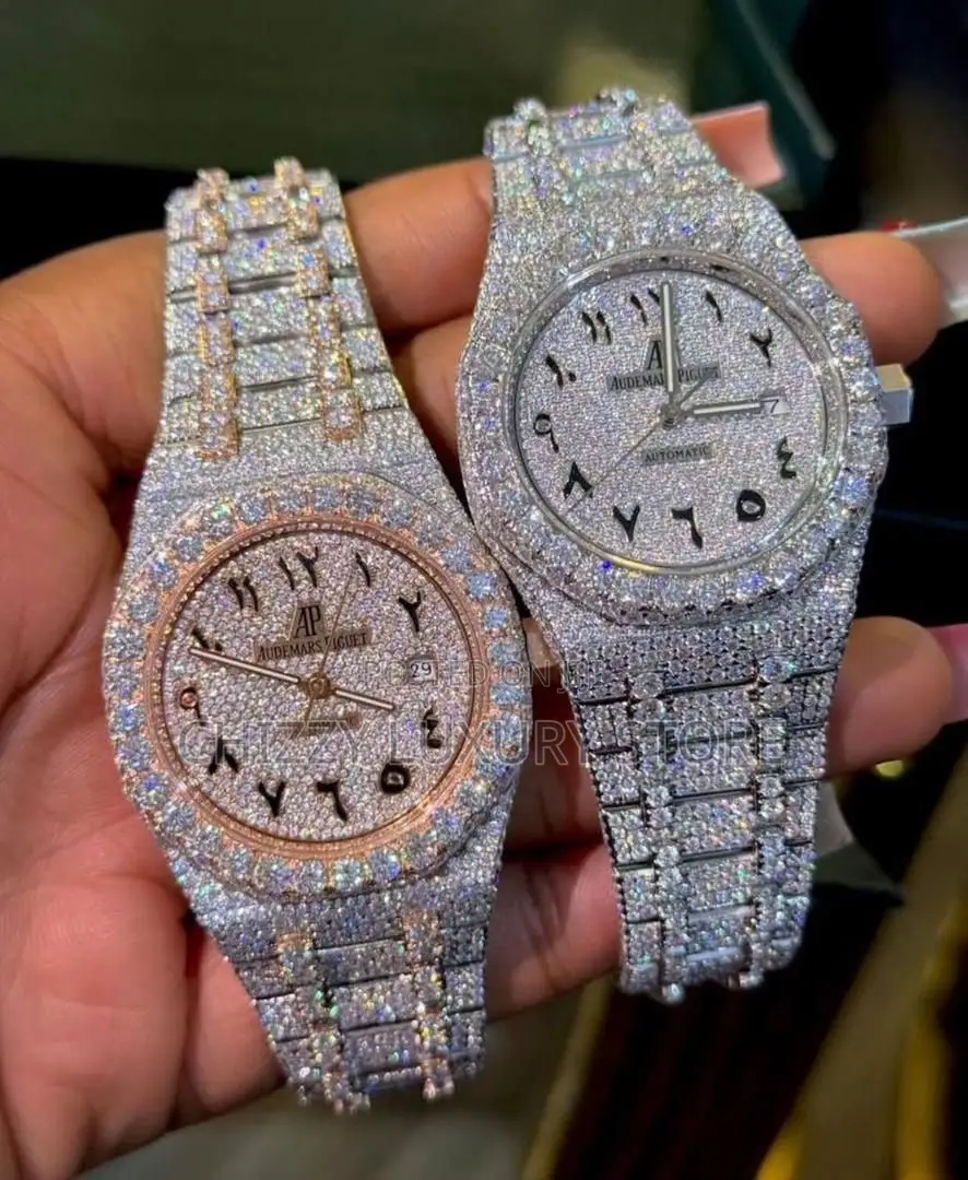 Audemars Piguet Quality Luxury Men All Iced Wristwatch
