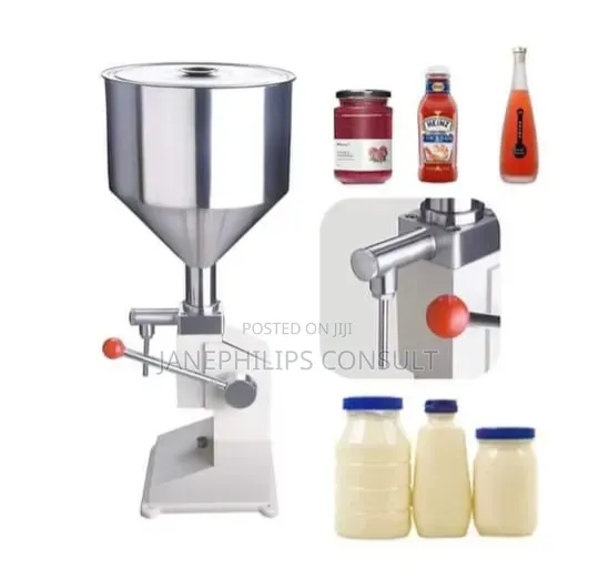 Manual Liquid and Paste Filling Machine,Honey Cream and Shampoo Filler