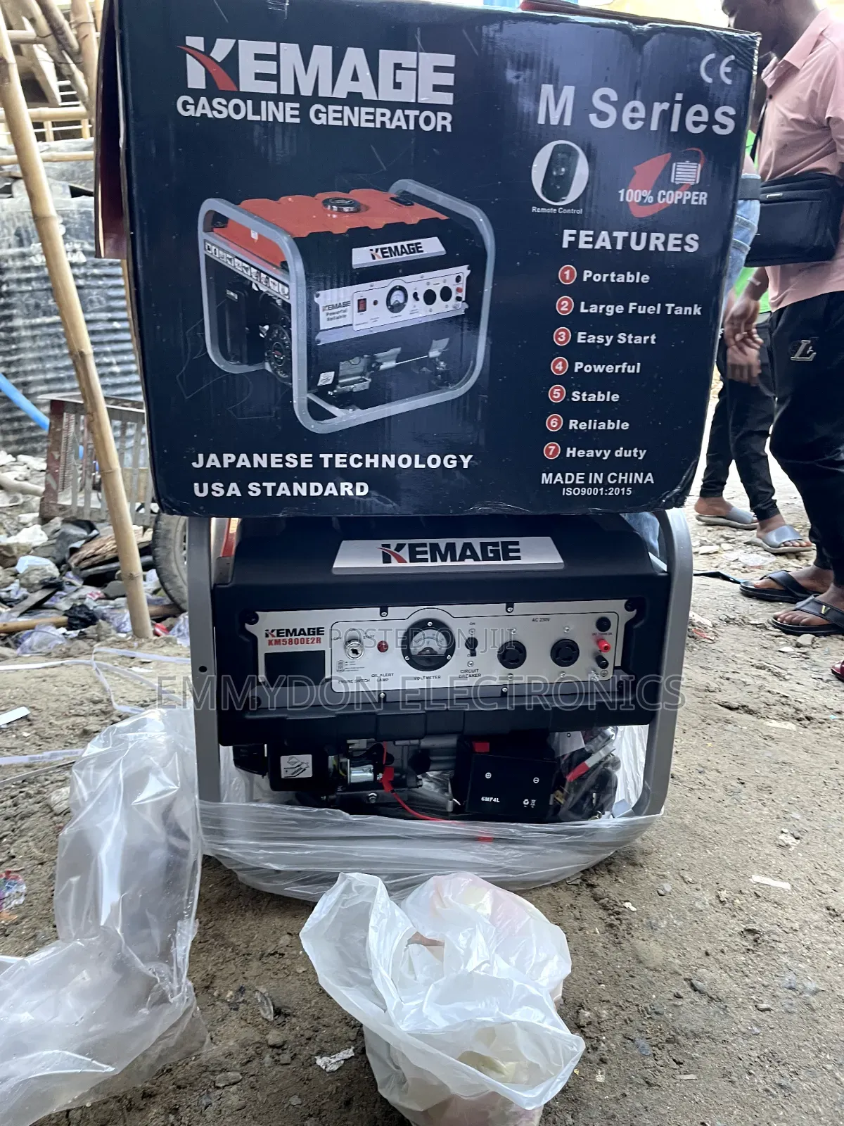 Kemage 5.5kva Portable Petrol Generator Set
