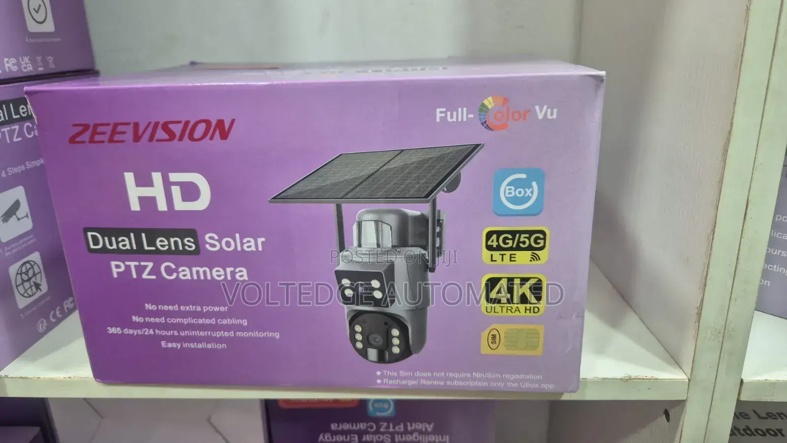 Ubox Dual Lens Solar Camera