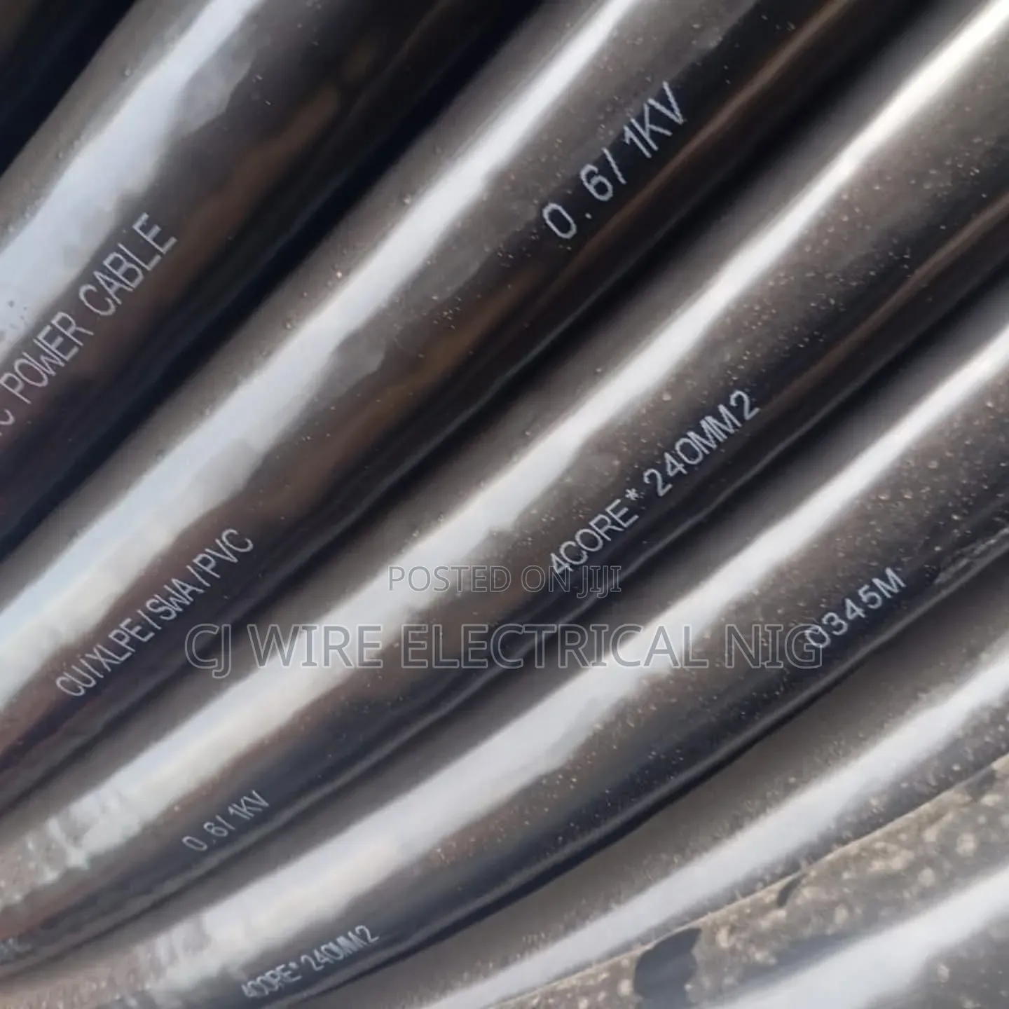 240mm 4core Bicc Armoured Cable