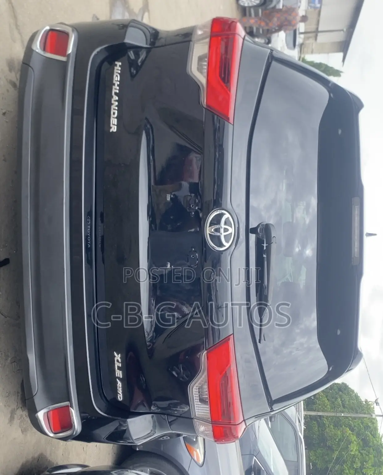 Toyota Highlander XLE 4x4 V6 (3.5L 6cyl 8A) 2017 Black