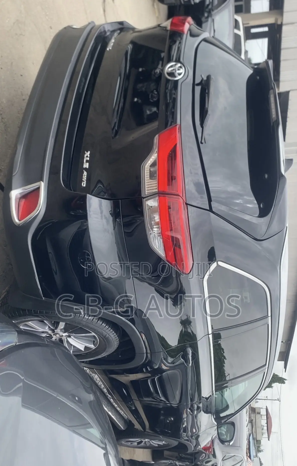 Toyota Highlander XLE 4x4 V6 (3.5L 6cyl 8A) 2017 Black