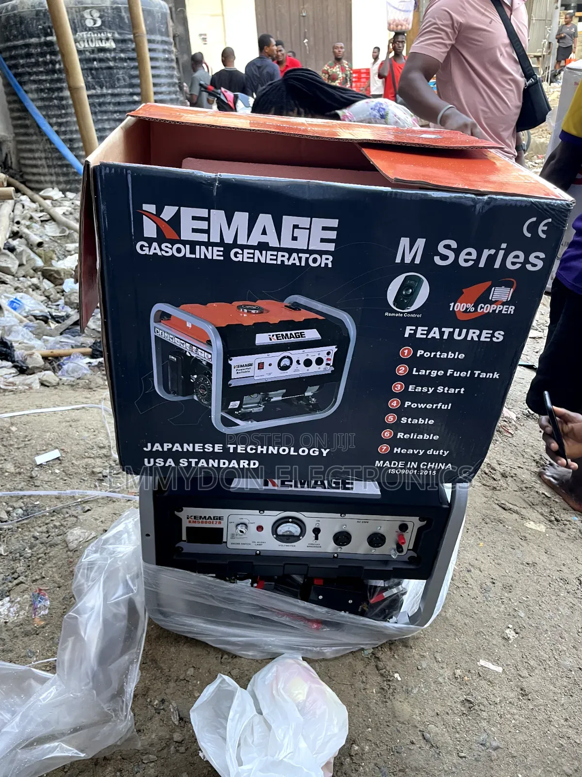 Kemage 5.5kva Silent Petrol Generator With Remote Control