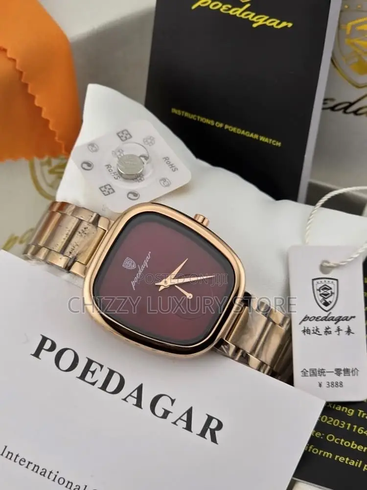 Poedagar Quality Men Chain Strap Wristwatch