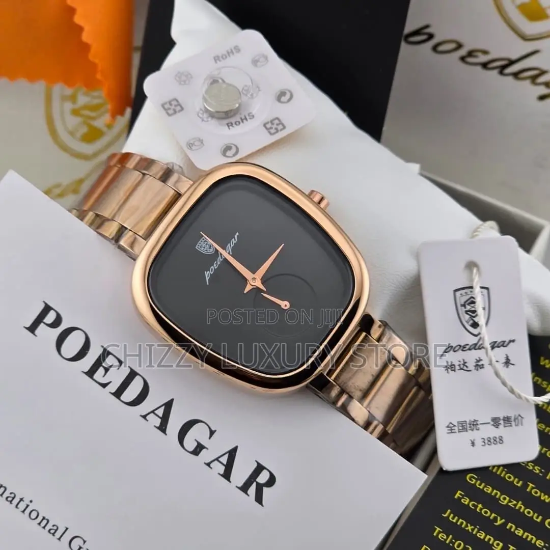 Poedagar Quality Men Chain Strap Wristwatch