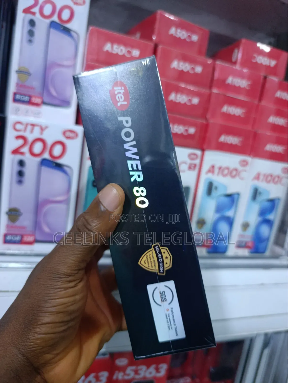New Itel Power 70 128 GB Black