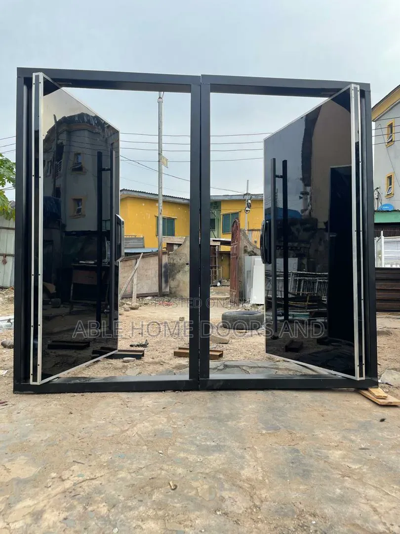 Local Made by Me for Church or Mall Double Opening Pivot Door 