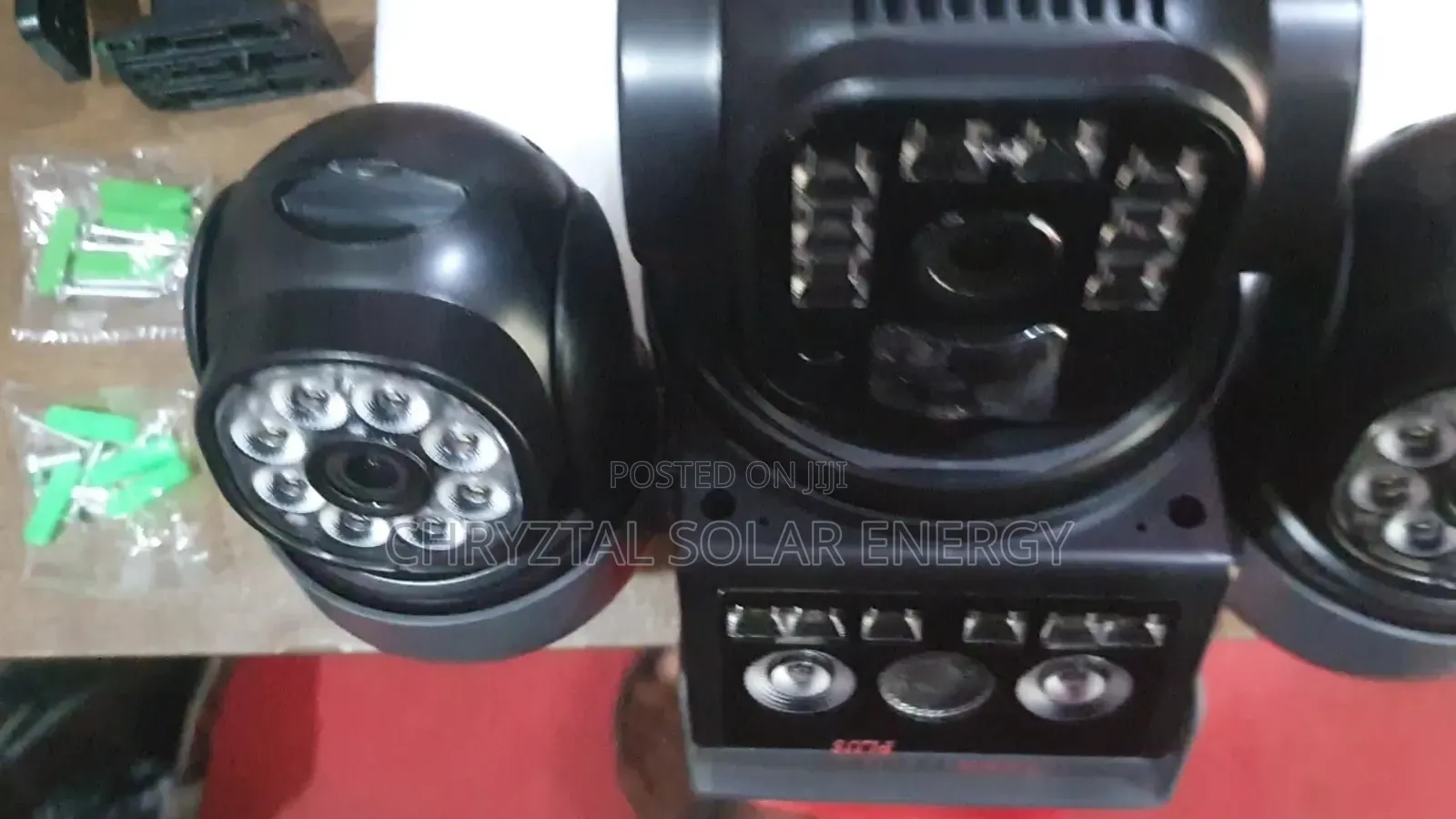 Triple Lens 3in1 V380pro Solar Camera With Active Mobile App