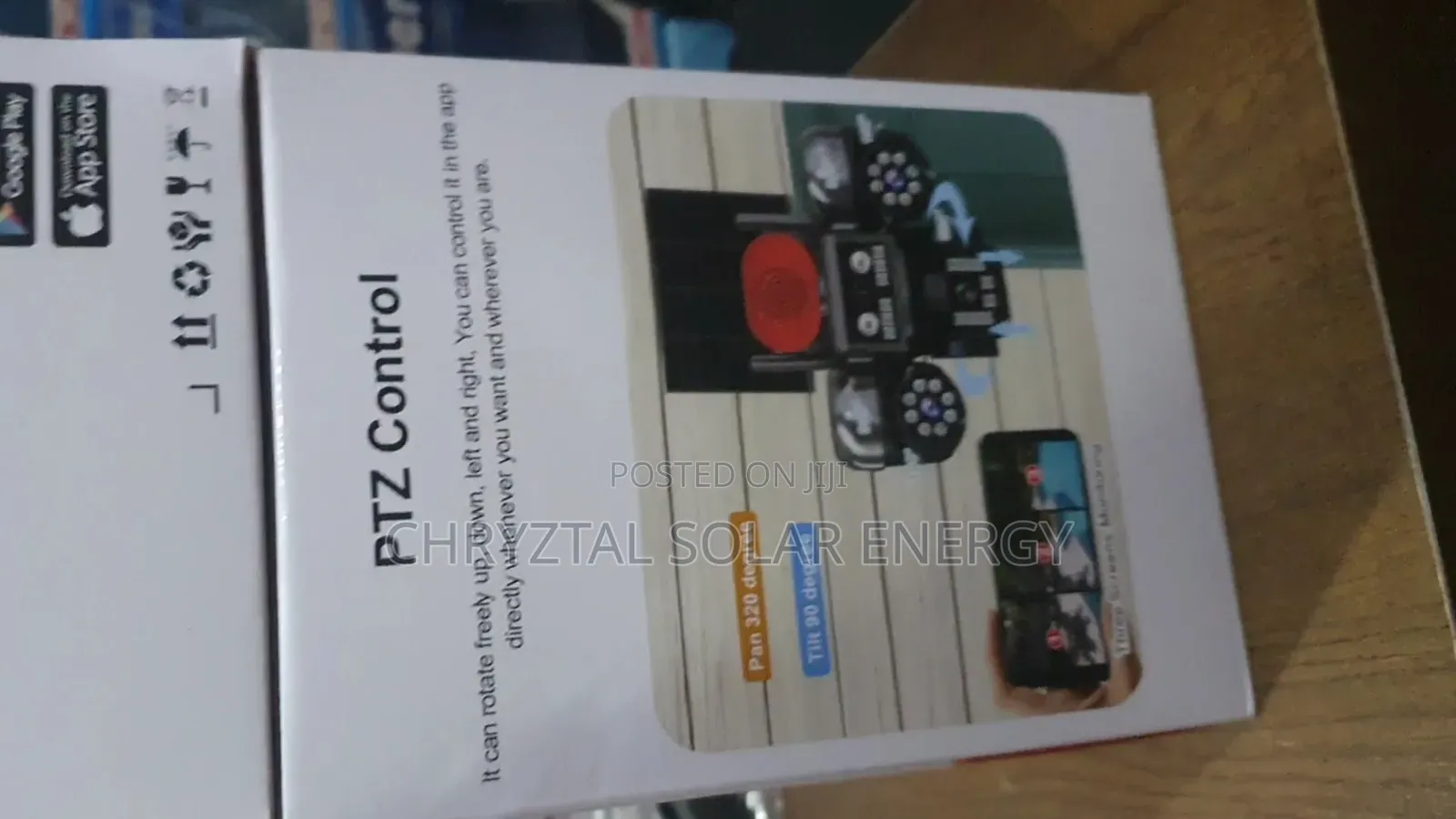 3im1 PTZ All 3 Lens Auto/Manual Rotation V380pro Solar Camera With App