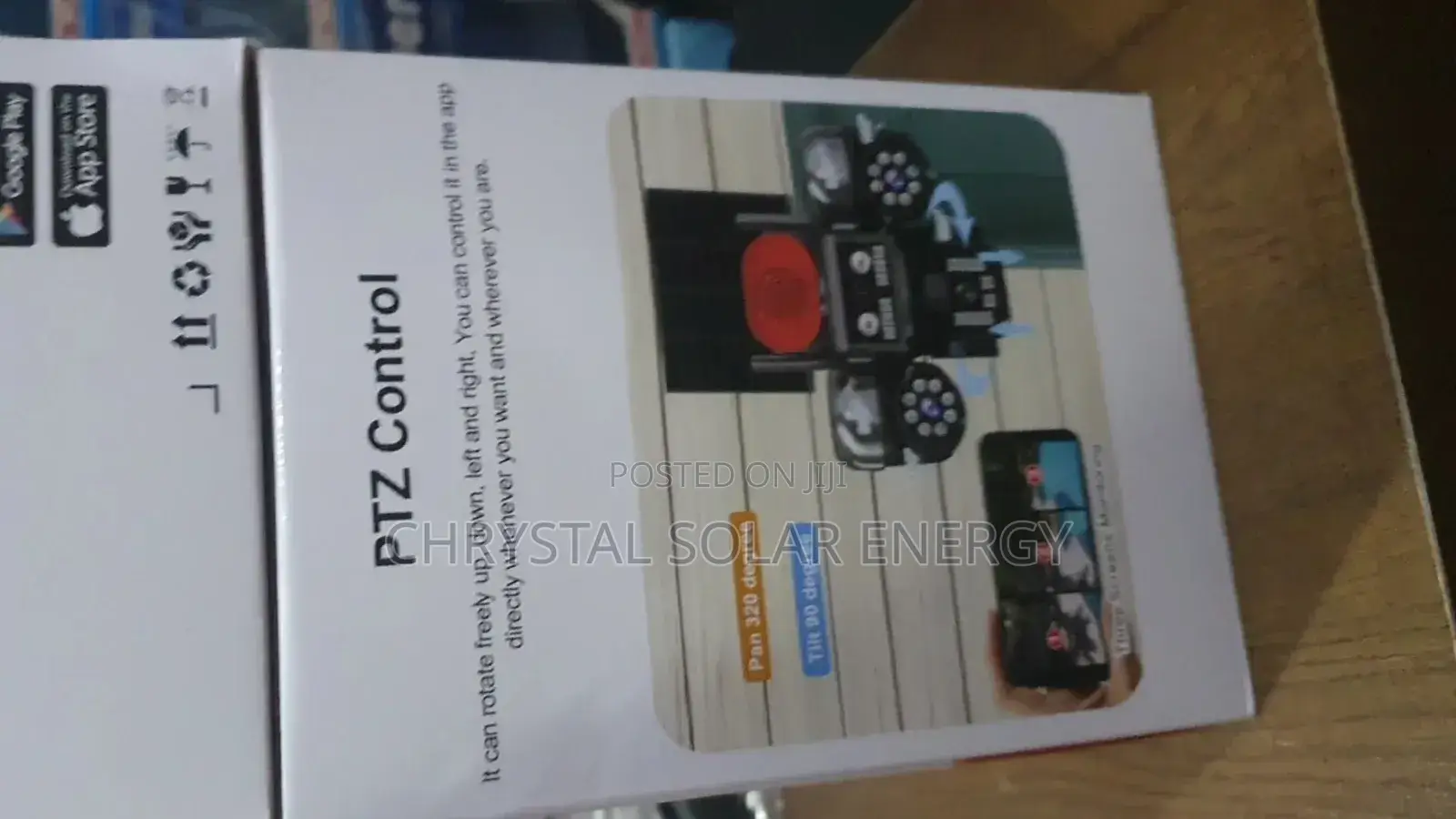 3im1 PTZ All 3 Lens Auto/Manual Rotation V380pro Solar Camera With App